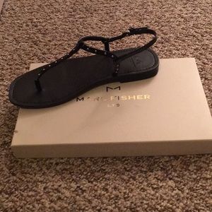 Leather thong sandals